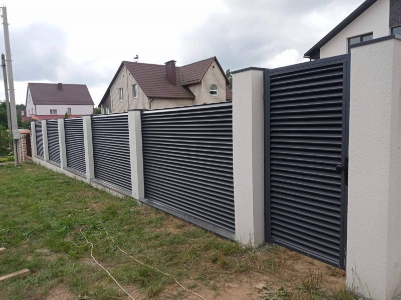 Забор жалюзи Твист