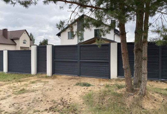 Забор жалюзи Твист